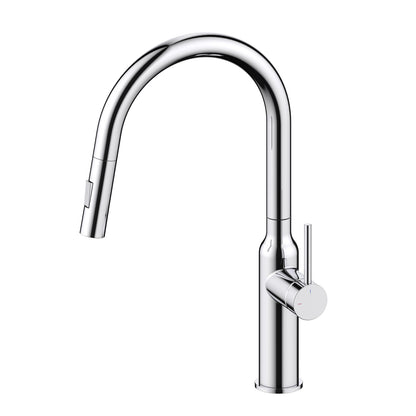 Elegant Vase-Inspired Kitchen Faucet with Dual-Function Magnetic Spray Head KF12104