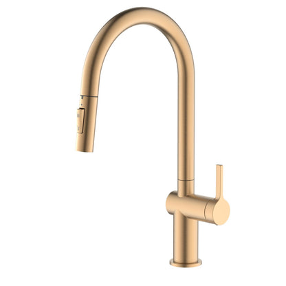 Aquavit Arcus Pull-Down Kitchen Faucet – Modern Round Design with 2-Way Spray KF13101