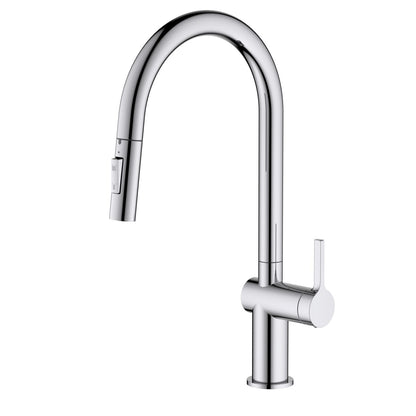 Aquavit Arcus Pull-Down Kitchen Faucet – Modern Round Design with 2-Way Spray KF13101