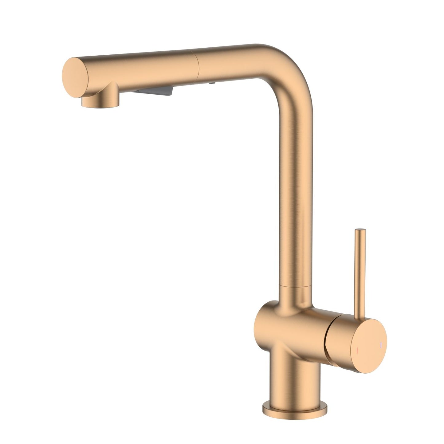 Aquavit Arcus Single hole brass Pull-out Kitchen Faucet KF13107