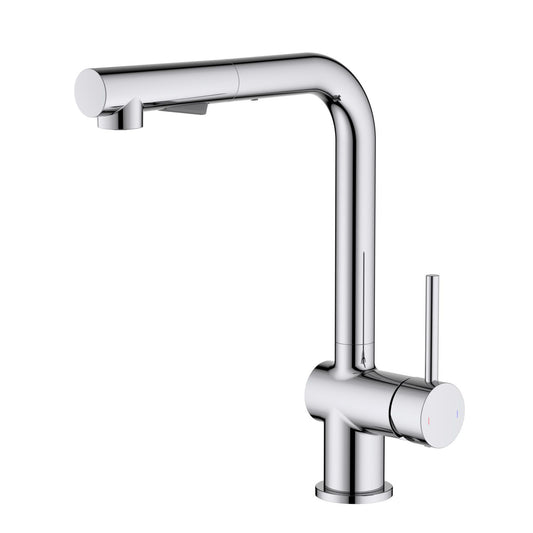 Aquavit Arcus Single hole brass Pull-out Kitchen Faucet KF13107