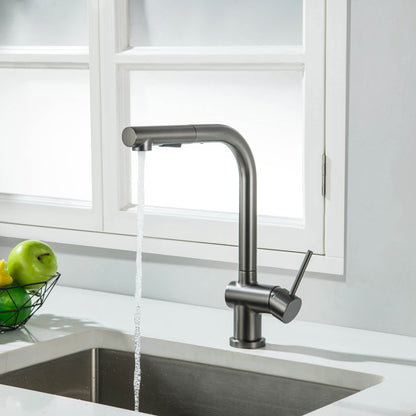 Aquavit Arcus Fold-Down Pull-Out Kitchen Faucet KF13110