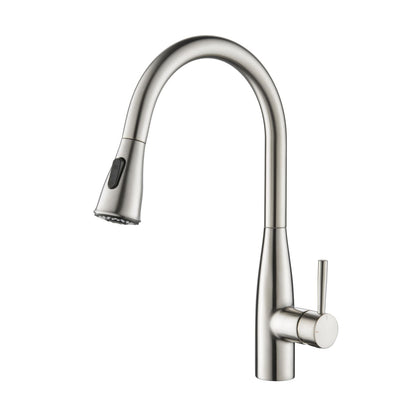Modern Single Handle Pull-Down Kitchen Faucet with Magnetic Spray KF14101