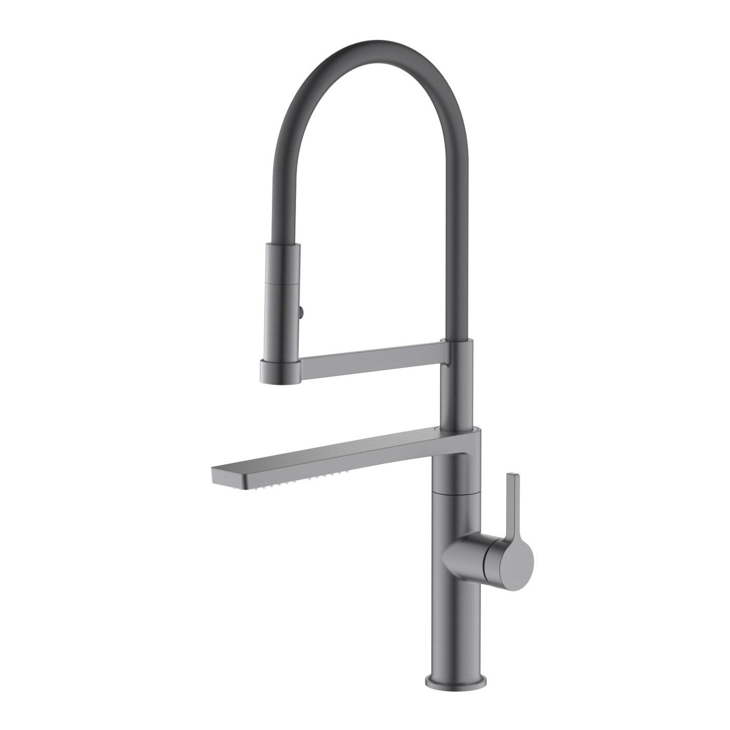 Aquavit Cylin Pull-Out Kitchen Faucet with Rain Spout and Dual Spray KF15101