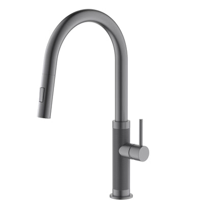 Aquavit KF15103 Single Handle Pull-Down Kitchen Faucet with Magnetic Dual-Function Spray Head