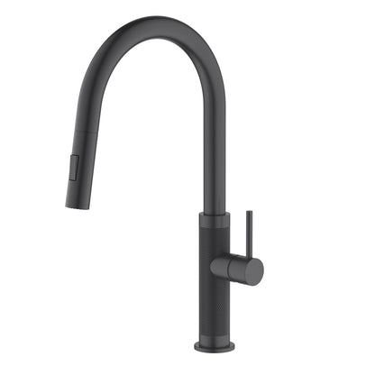 Aquavit KF15103 Single Handle Pull-Down Kitchen Faucet with Magnetic Dual-Function Spray Head