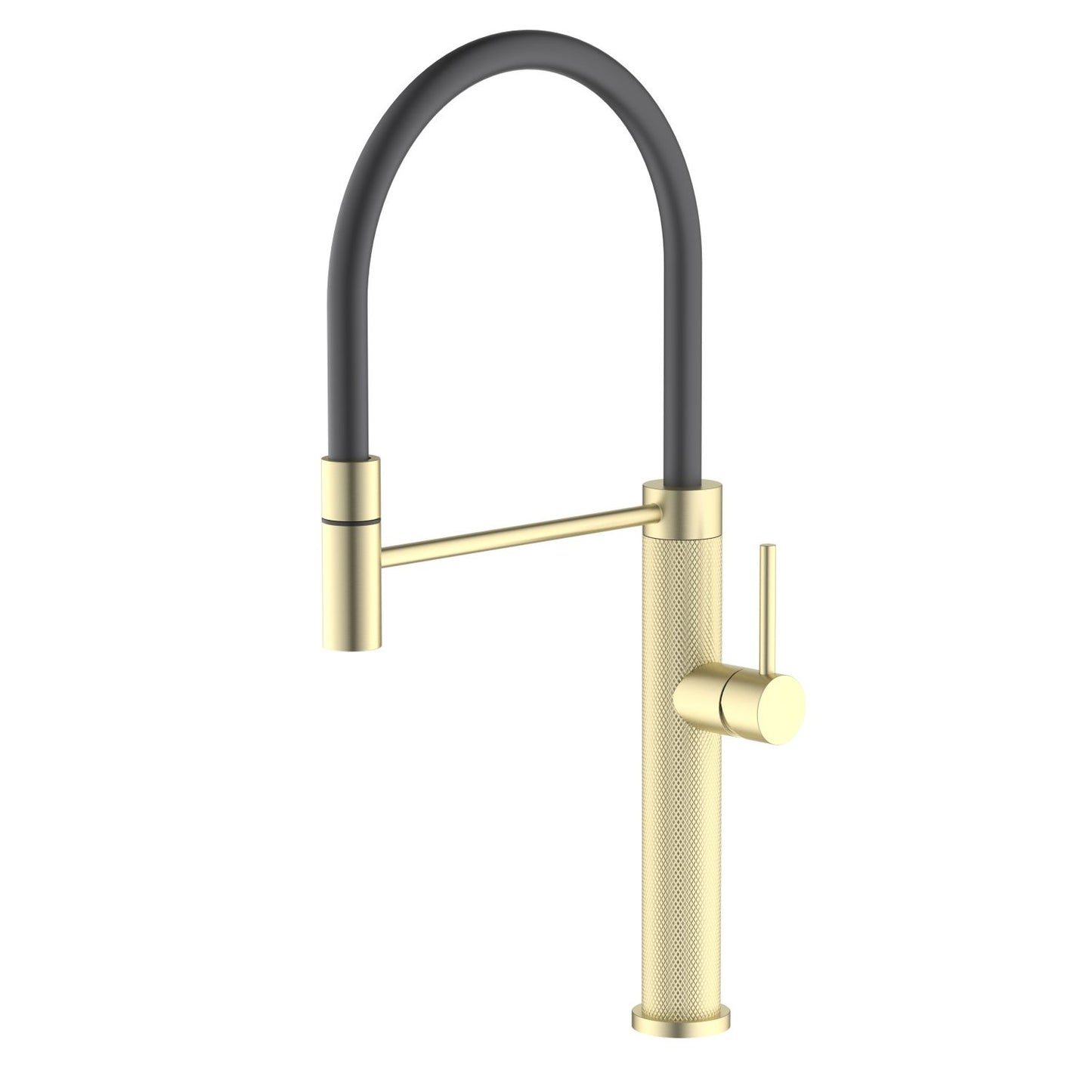 Aquavit Pull-Out Kitchen Faucet with Knurled Body KF15202