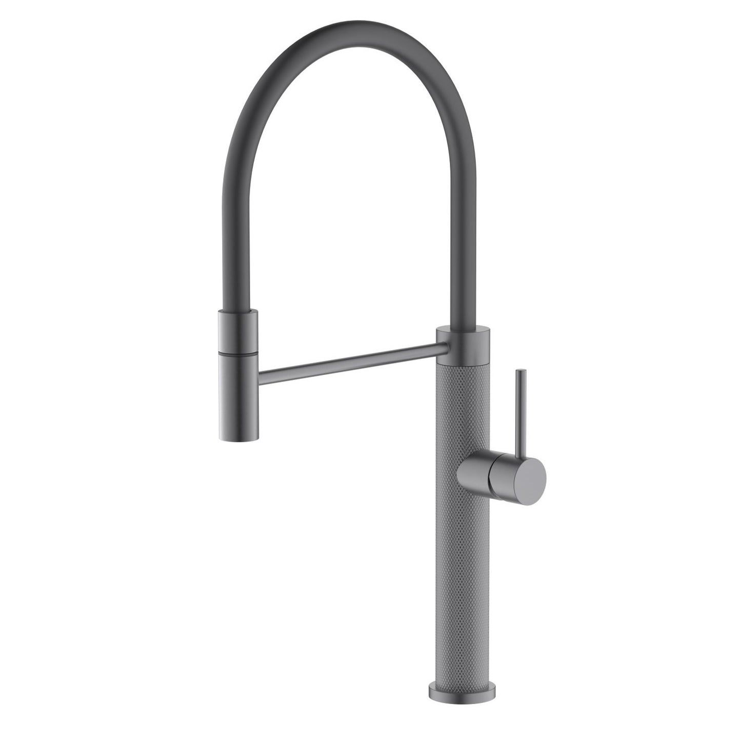 Aquavit Pull-Out Kitchen Faucet with Knurled Body KF15202