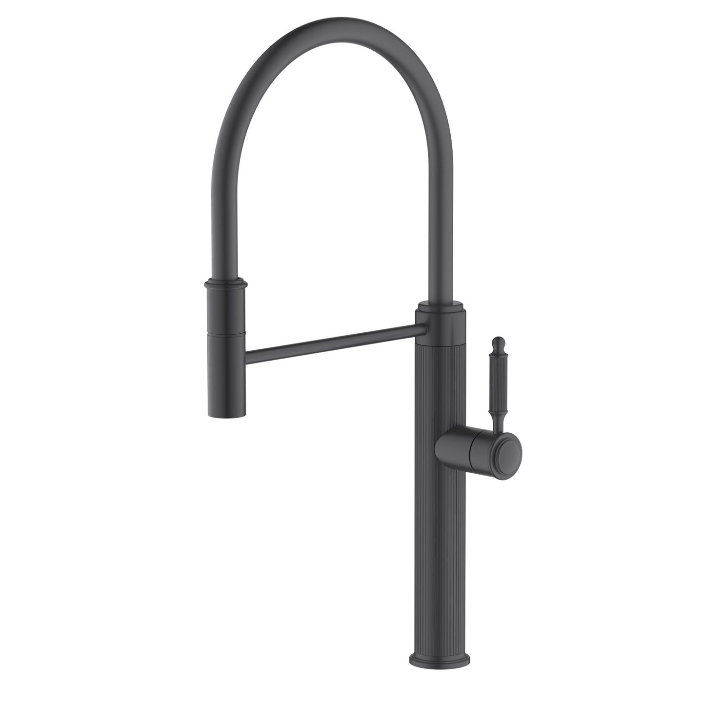 Aquavit Pull-Out Kitchen Faucet with Knurled Body KF15203