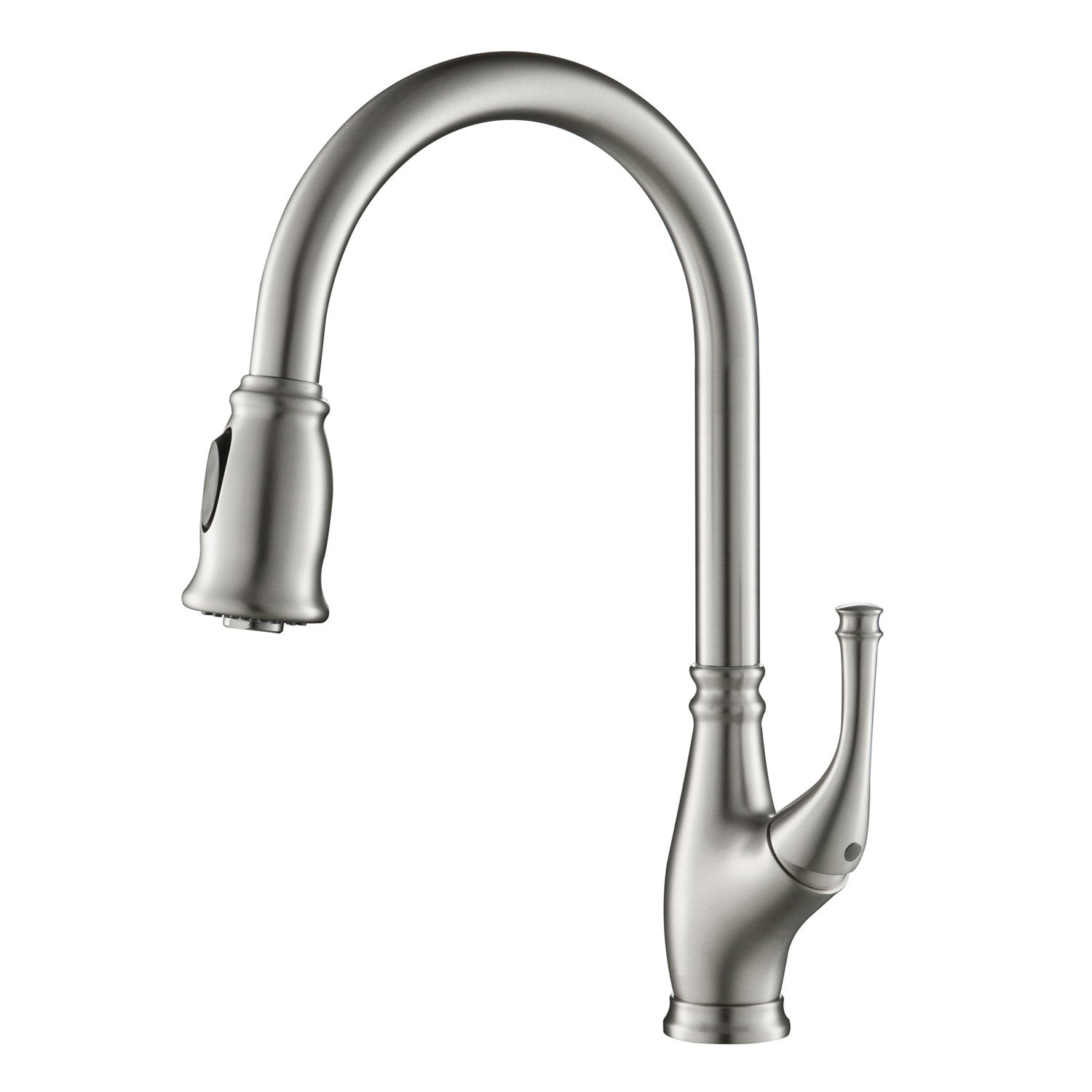 Aquavit Vintage Kitchen Faucet with Transitional Design and Pull-Down ...
