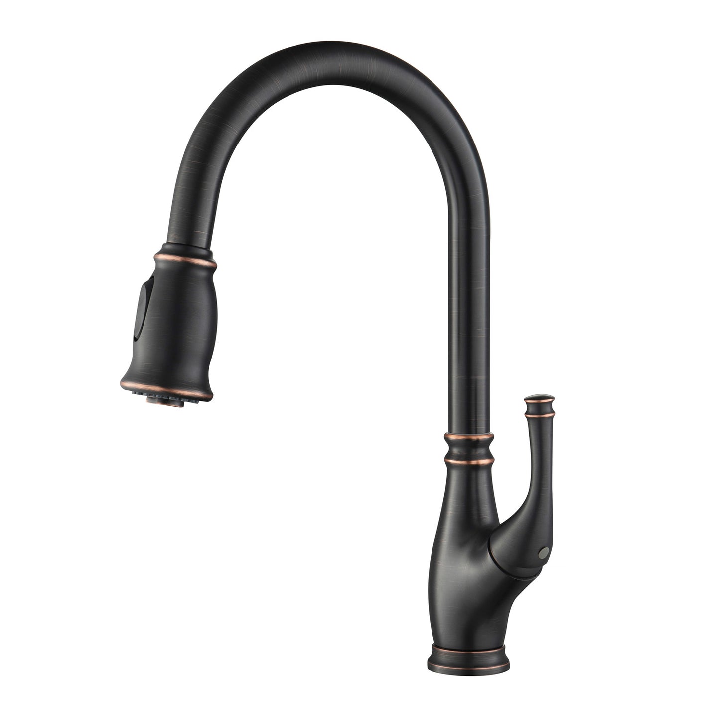 Aquavit Vintage Kitchen Faucet with Transitional Design and Pull-Down Spray KF17101