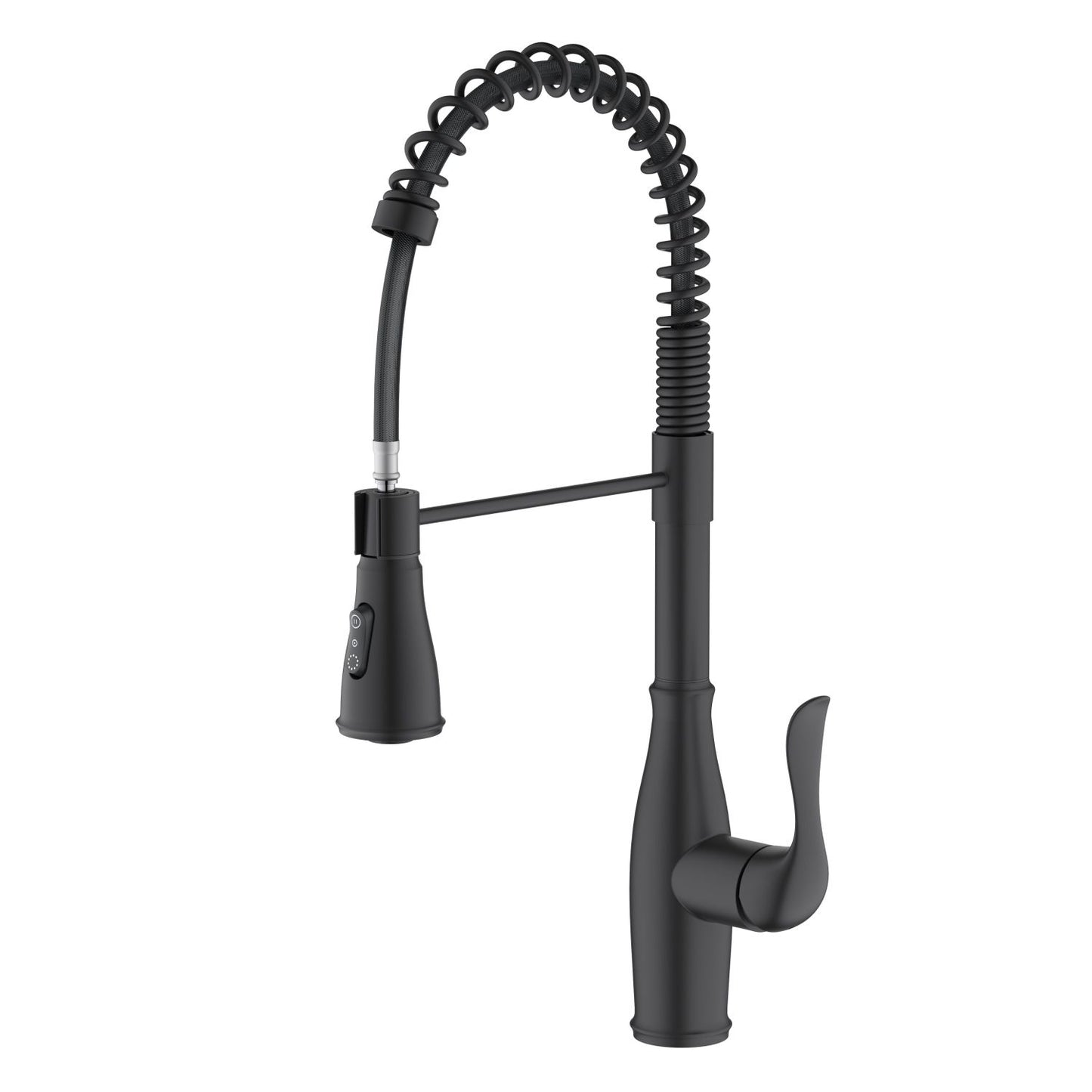 Commerical style Single handle pull down kitchen faucet with 3 way sprayer KF17201