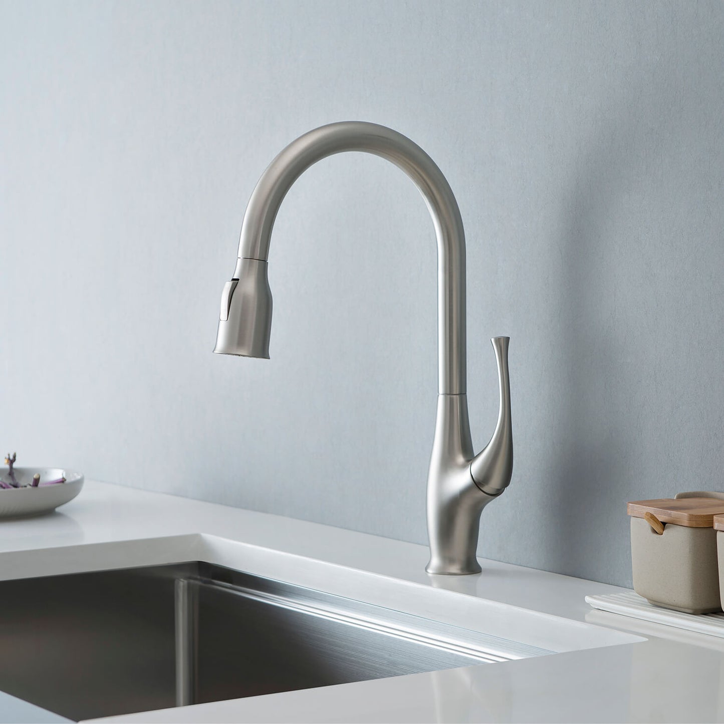 Aquavit Lumina Single handle pull down  Kitchen Faucet KF18101