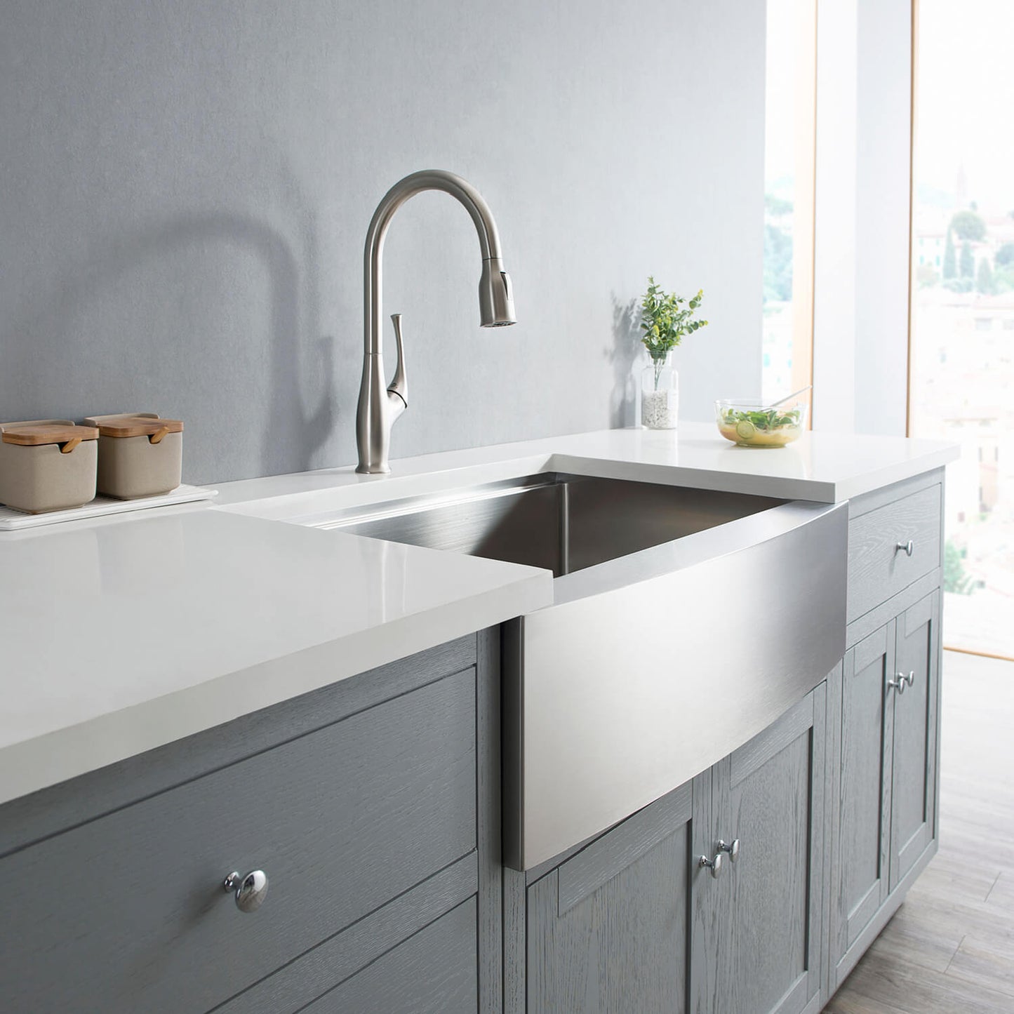 Aquavit Lumina Single handle pull down  Kitchen Faucet KF18101