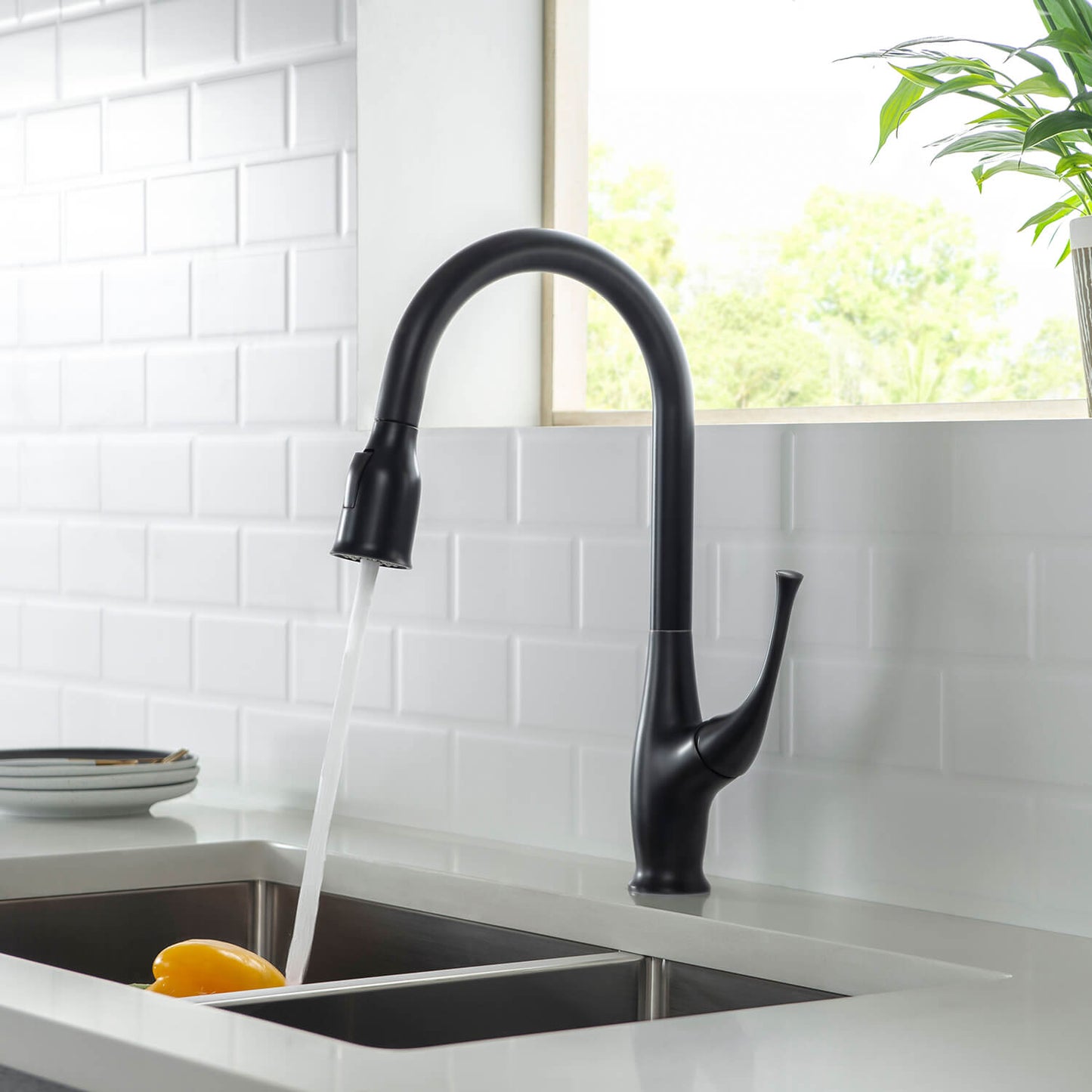 Aquavit Lumina Single handle pull down  Kitchen Faucet KF18101