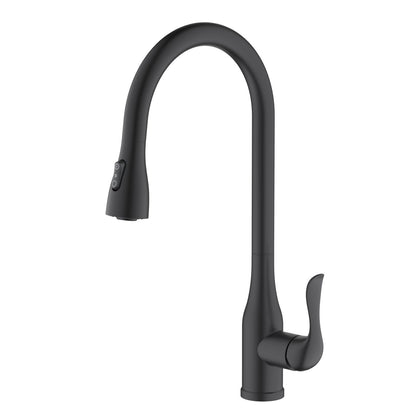 Aquavit Vintage Single handle pull down kitchen faucet with 3 way sprayer KF18102