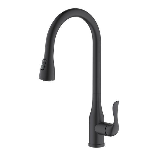 Aquavit Vintage Single handle pull down kitchen faucet with 3 way sprayer KF18102
