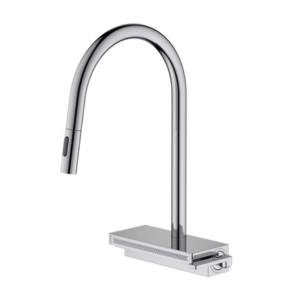 Luxury Brass Kitchen Faucet with SUS304 Spray KF20101