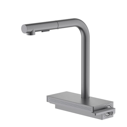 Professional Kitchen Faucet Brass Build Dual Spray SUS304 Head KF20102