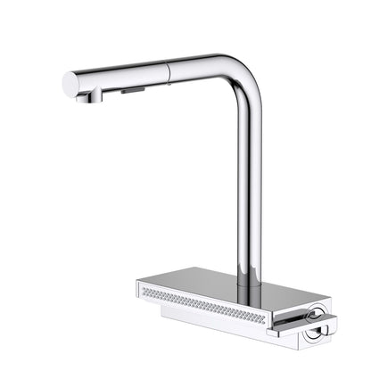 Professional Kitchen Faucet Brass Build Dual Spray SUS304 Head KF20102