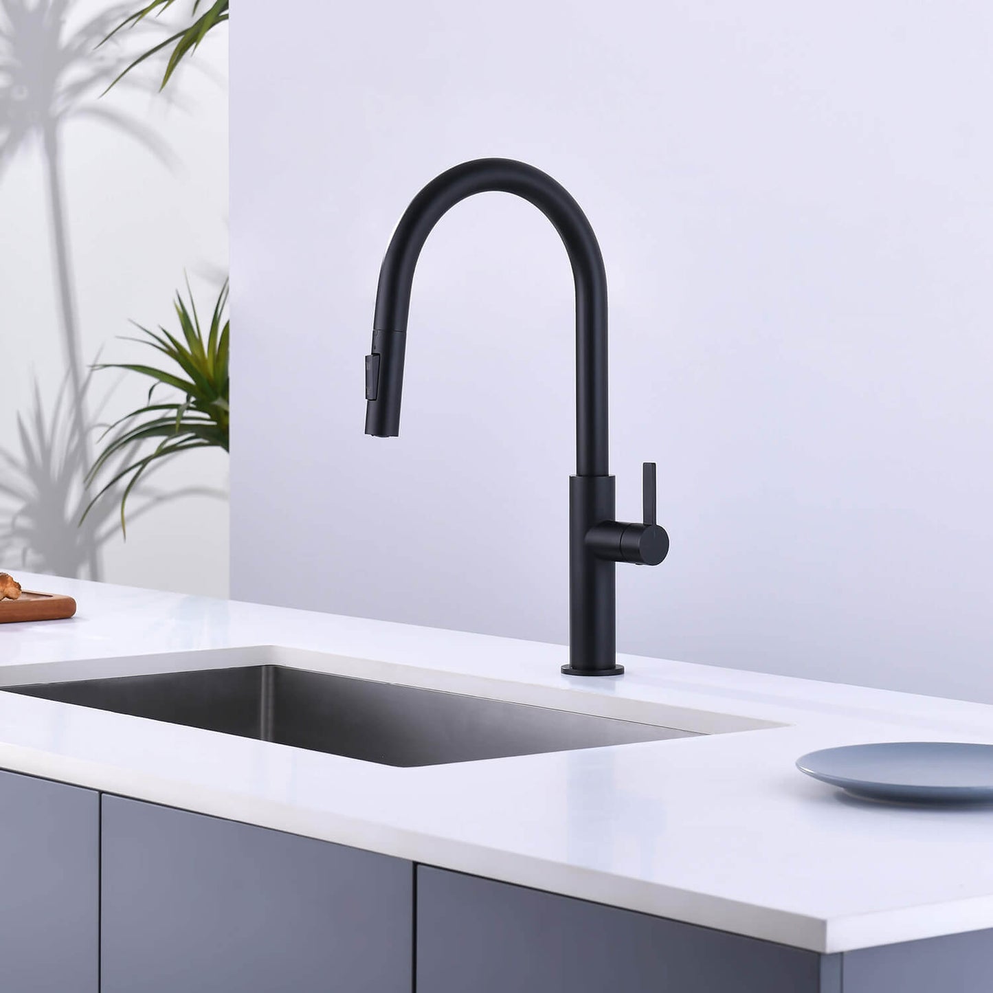 Aquavit Orbit Single Handle Pull down Kitchen Faucet KF21101