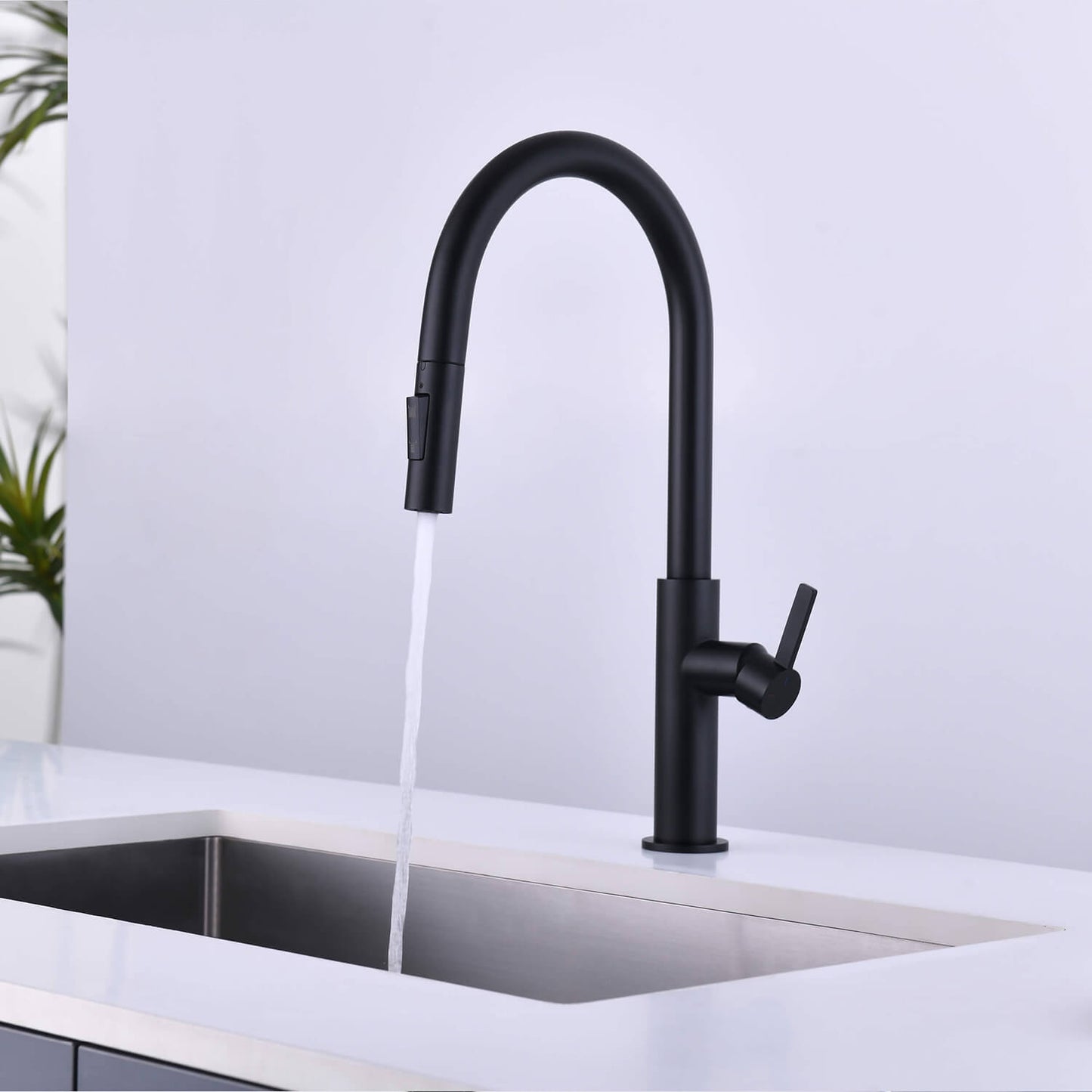 Aquavit Orbit Single Handle Pull down Kitchen Faucet KF21101