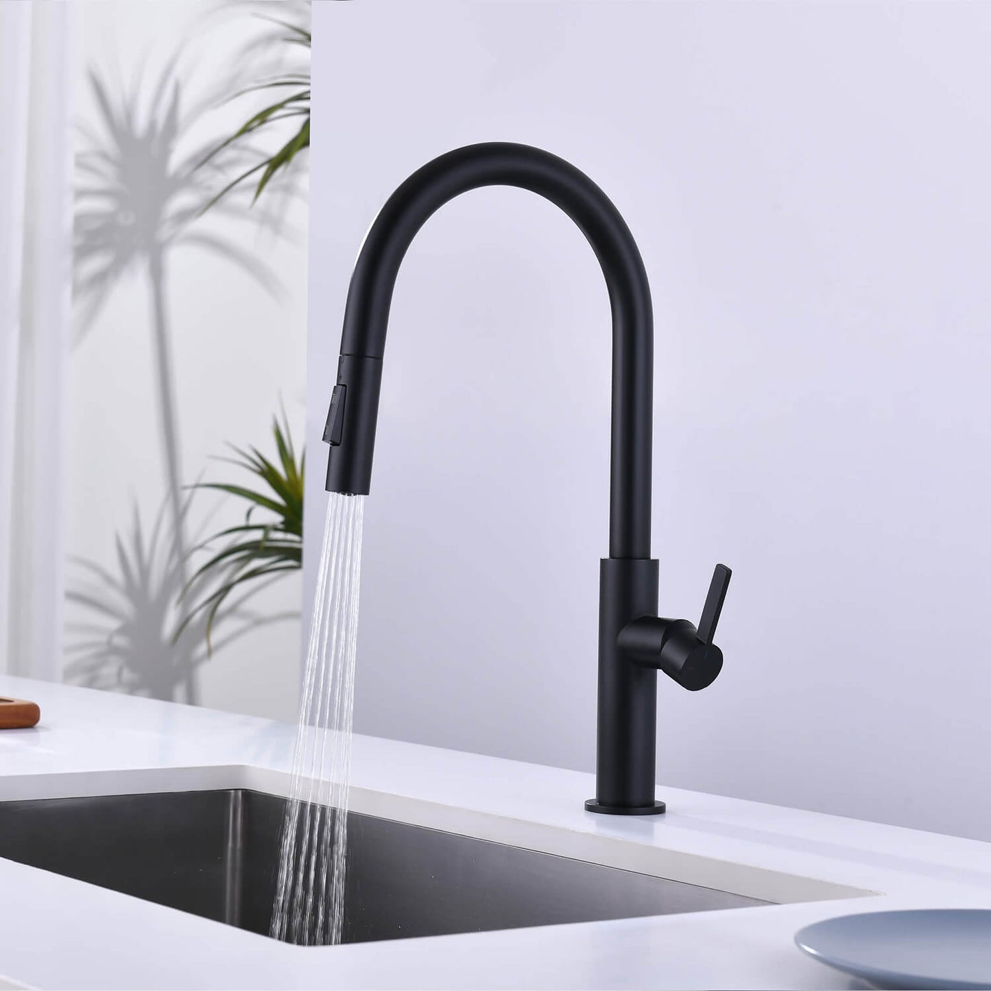 Aquavit Orbit Single Handle Pull down Kitchen Faucet KF21101