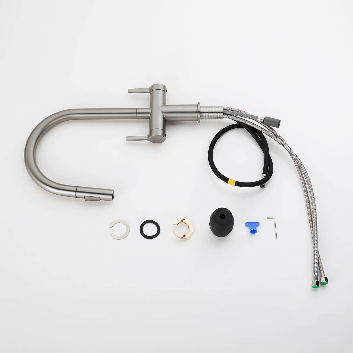 Aquavit Orbit Two Handle Pull down Kitchen Faucet KF21111