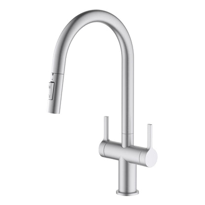 Aquavit Orbit Two Handle Pull down Kitchen Faucet KF21111