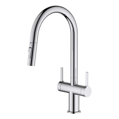 Aquavit Orbit Two Handle Pull down Kitchen Faucet KF21111