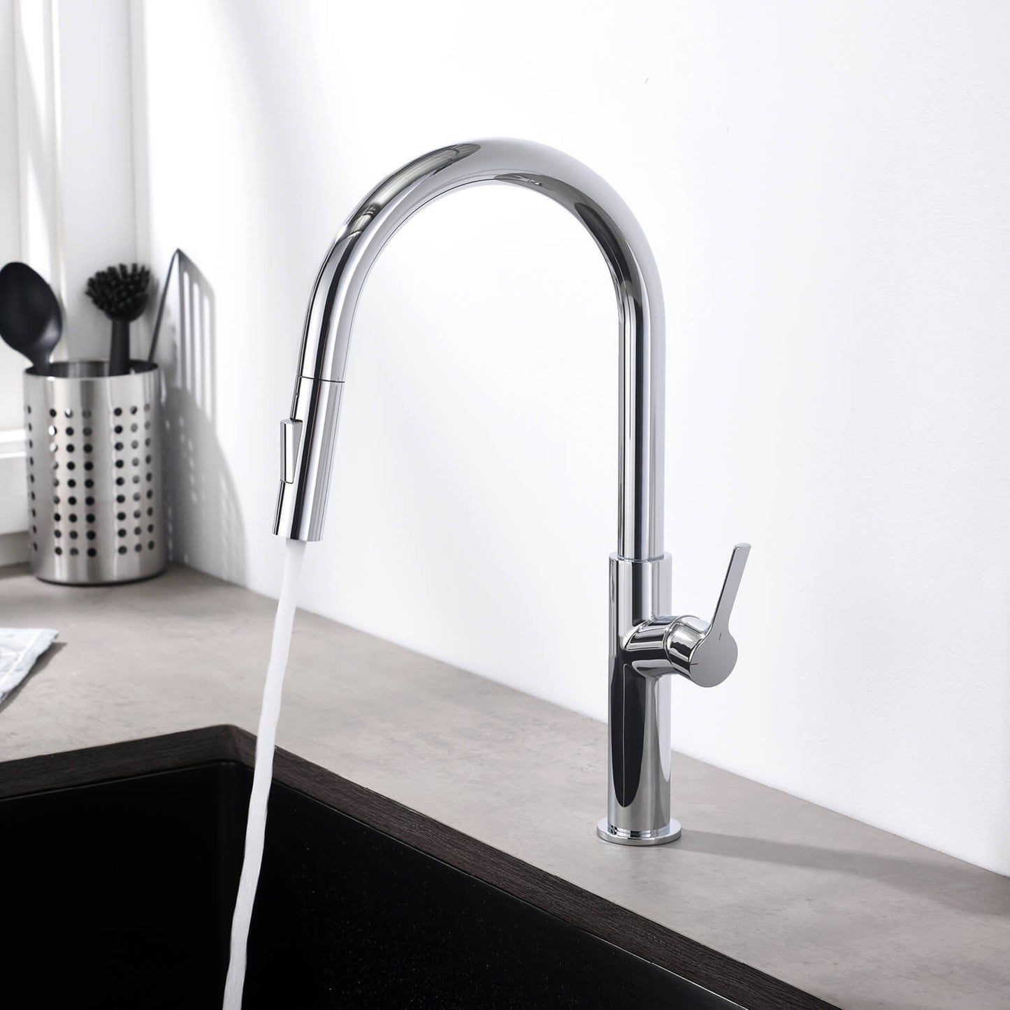 Aquavit Single Handle Pull-Down Kitchen Faucet with Dual-Function Spray Head KF22102