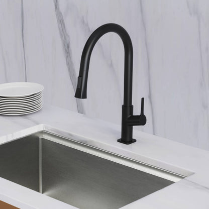 Aquavit Tilt Single Handle Pull-Down Kitchen Faucet  KF22103