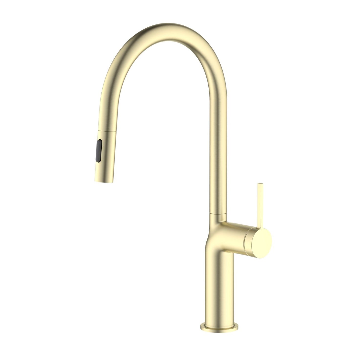 Tilt Single Hole Kitchen Faucet with Dual-Function Spray Head KF22106