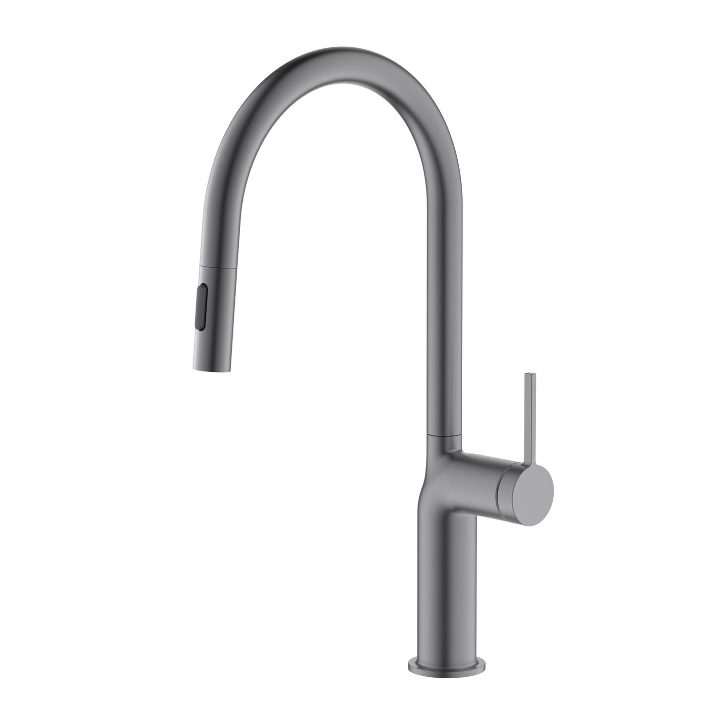 Tilt Single Hole Kitchen Faucet with Dual-Function Spray Head KF22106