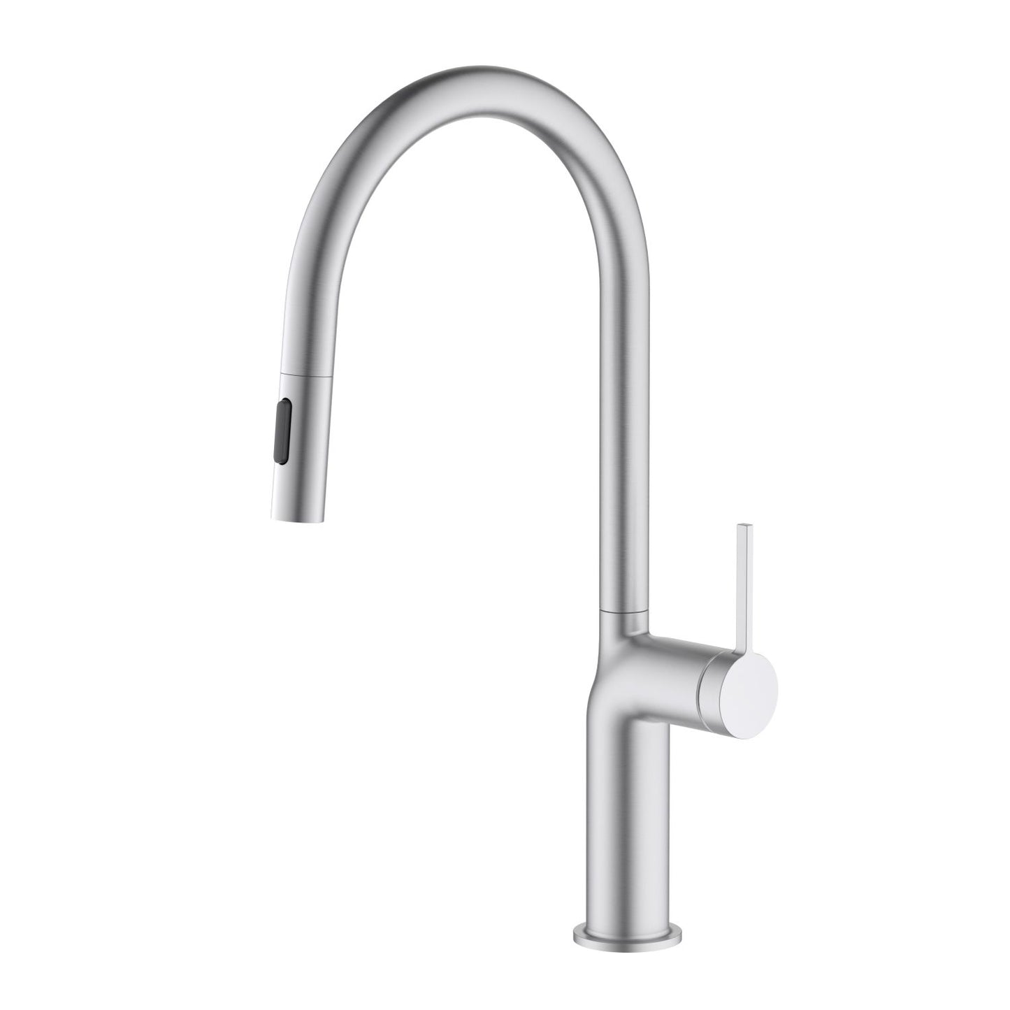 Tilt Single Hole Kitchen Faucet with Dual-Function Spray Head KF22106