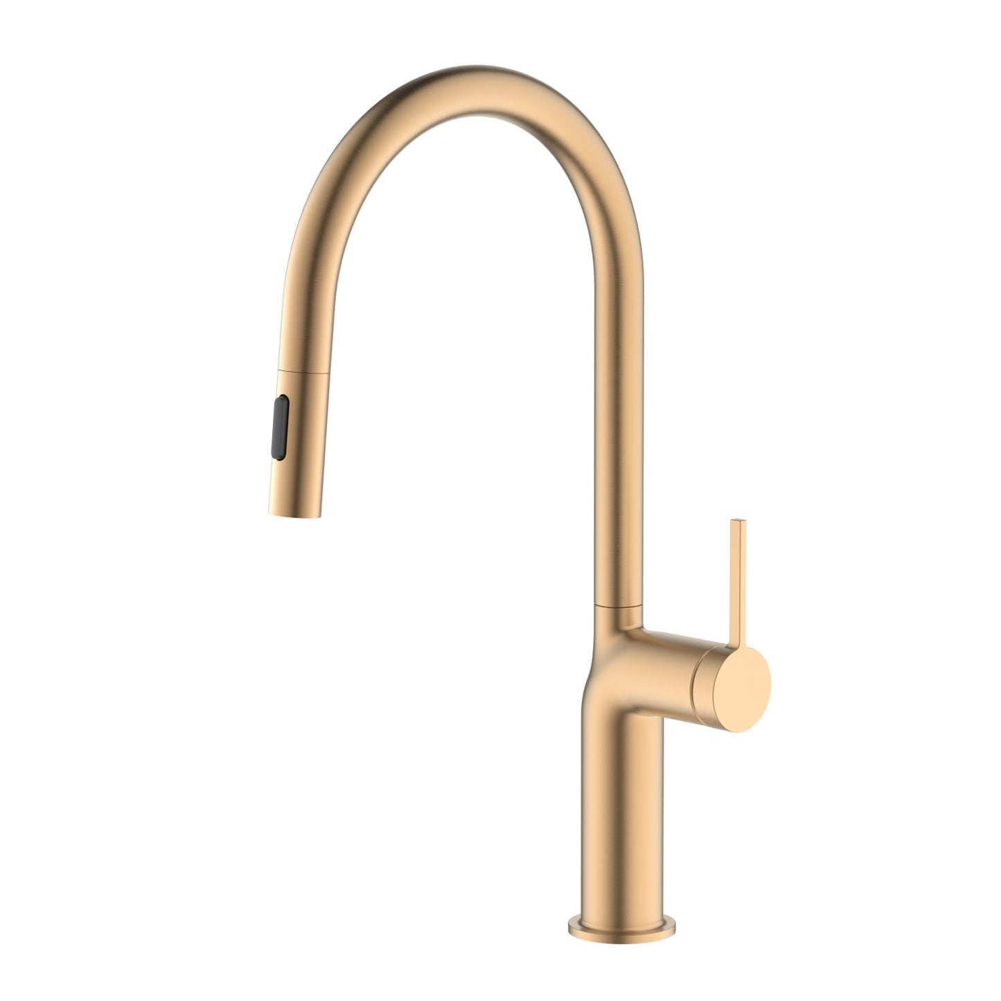 Tilt Single Hole Kitchen Faucet with Dual-Function Spray Head KF22106