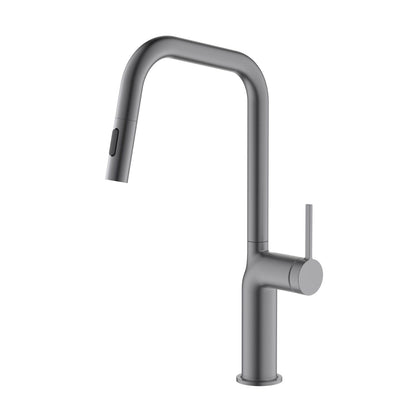 Pull-Down Sink Tap with 360° Swivel Spout & Dual-Function Sprayer KF22108
