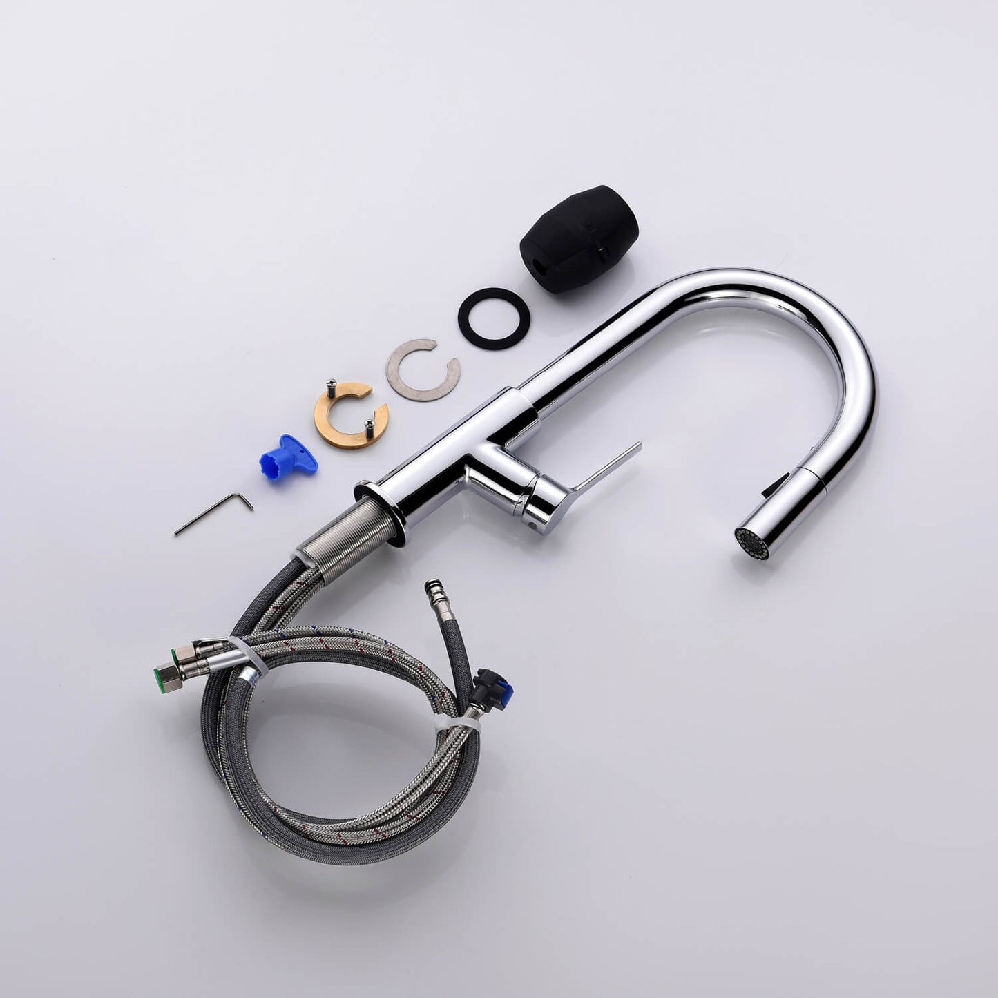 Aquavit Tilt Single handle Pull down Kitchen Faucet KF22111
