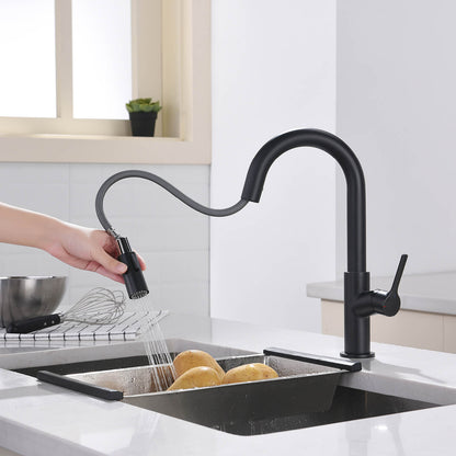Aquavit Tilt Single handle Pull down Kitchen Faucet KF22111