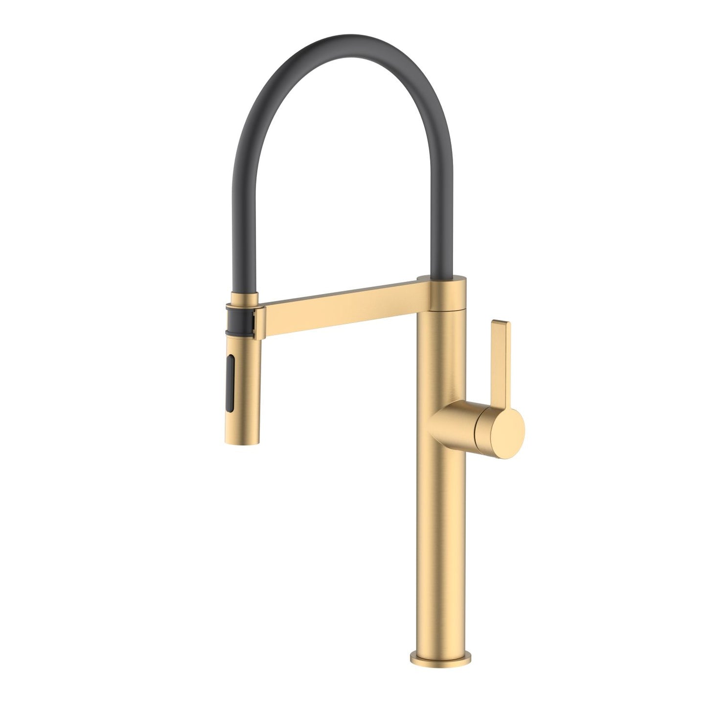 Aquavit Verte Single handle kitchen faucet with Pull out Black hose KF23202