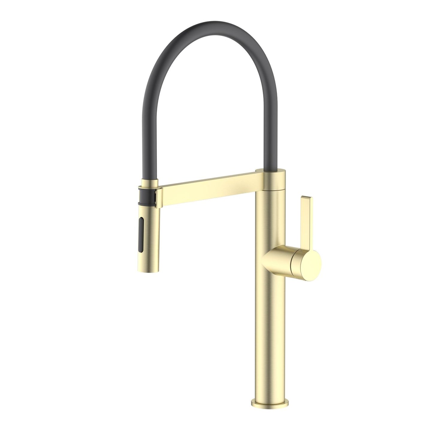 Aquavit Verte Single handle kitchen faucet with Pull out Black hose KF23202