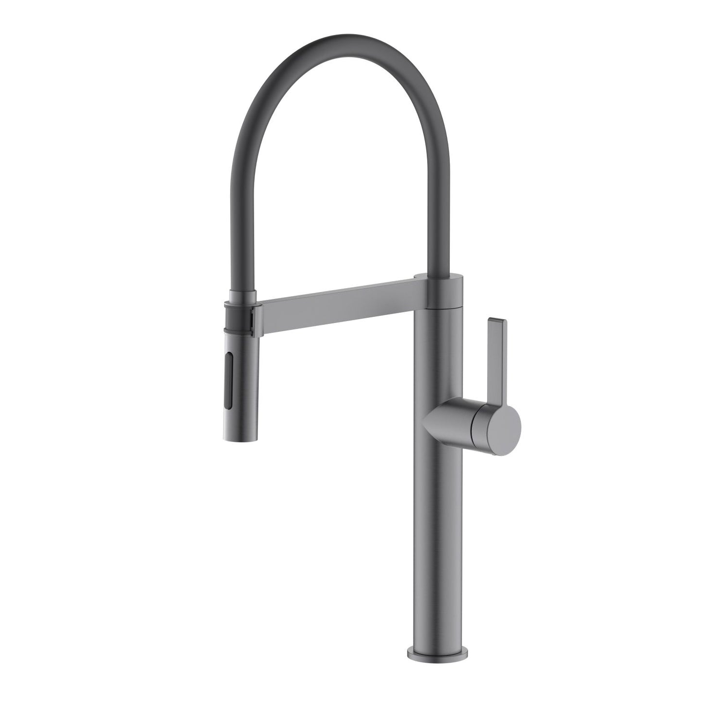 Aquavit Verte Single handle kitchen faucet with Pull out Black hose KF23202
