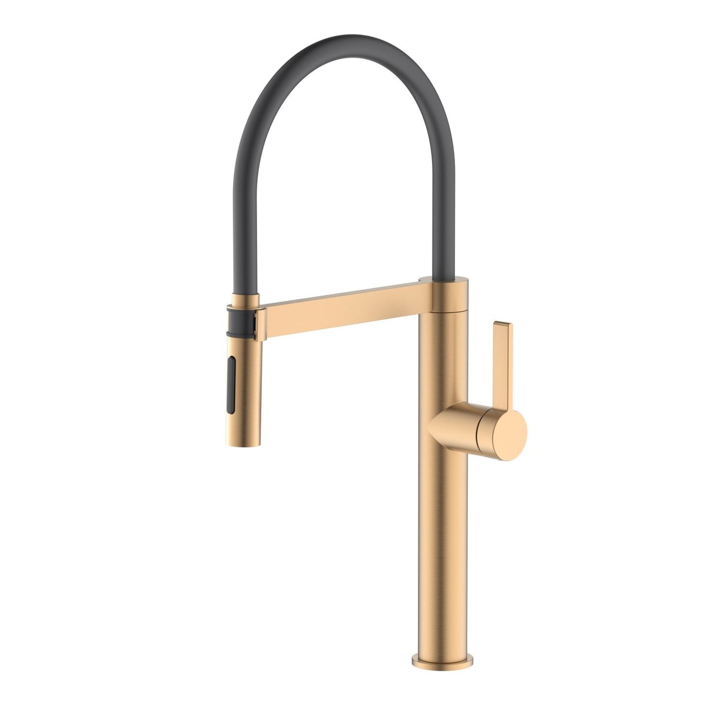 Aquavit Verte Single handle kitchen faucet with Pull out Black hose KF23202