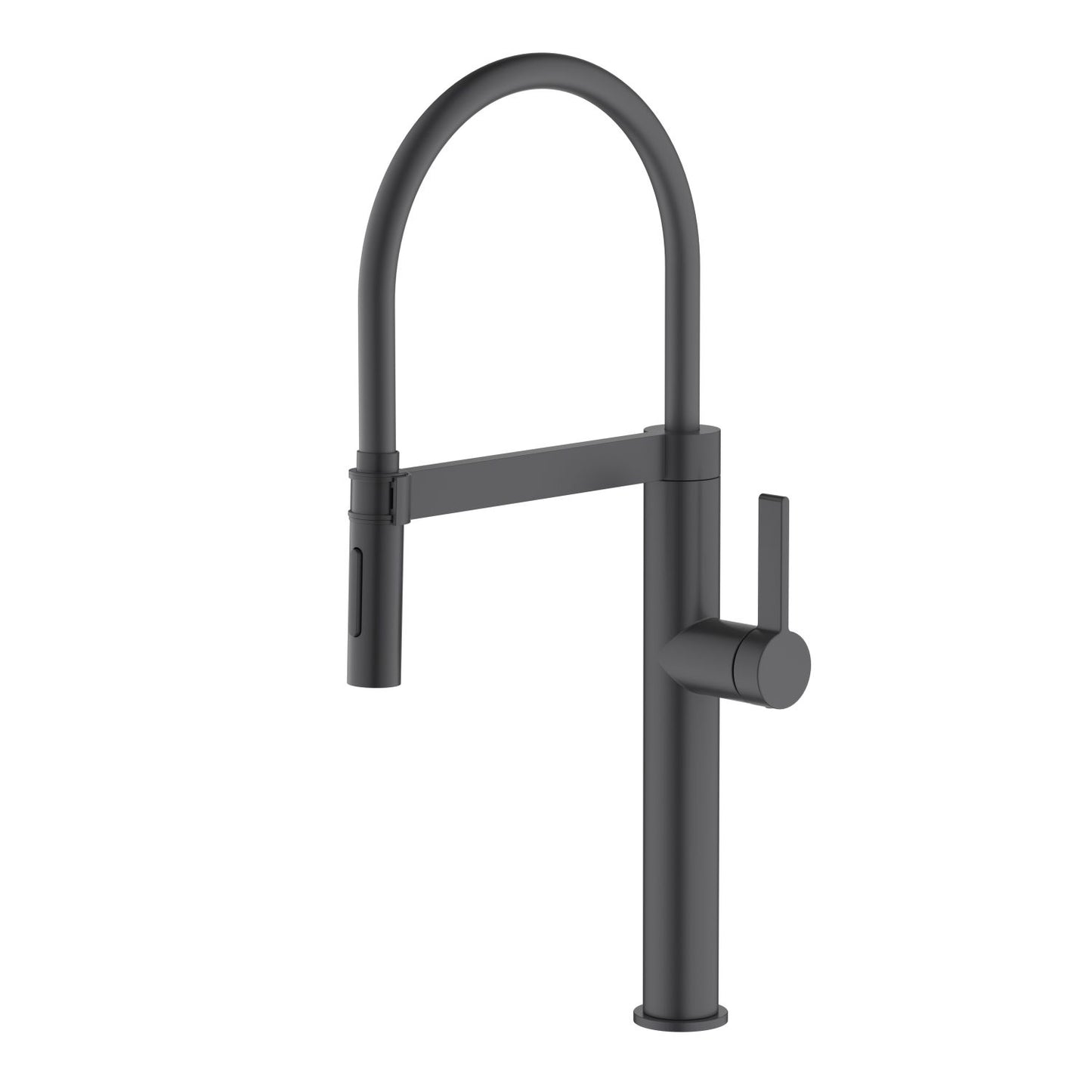 Aquavit Verte Single handle kitchen faucet with Pull out Black hose KF23202
