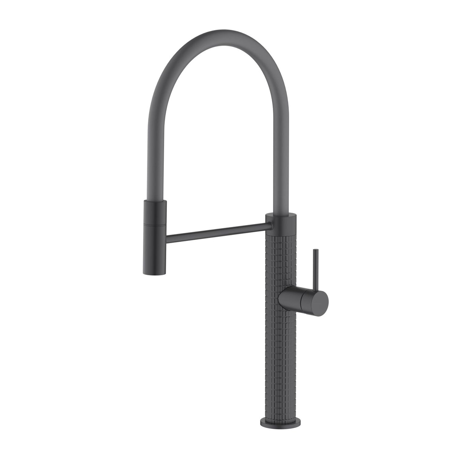 Aquavit Single handle kitchen faucet with Pull out Black hose KF23203