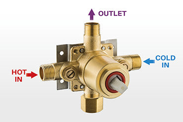 Solid Brass Casting Rough Valve