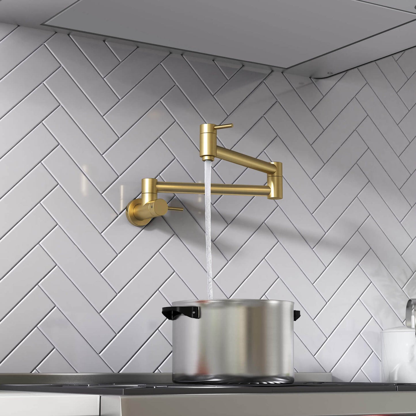 Aquavit brass pot filler PF1001
