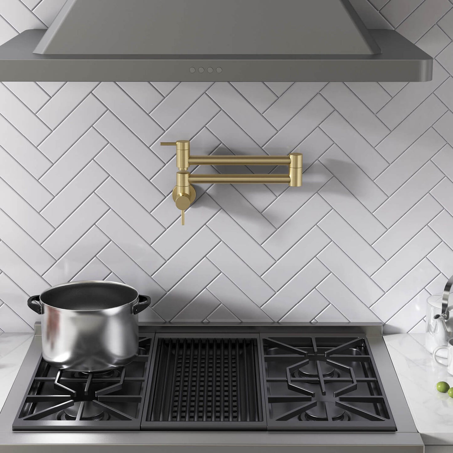 Aquavit brass pot filler PF1001