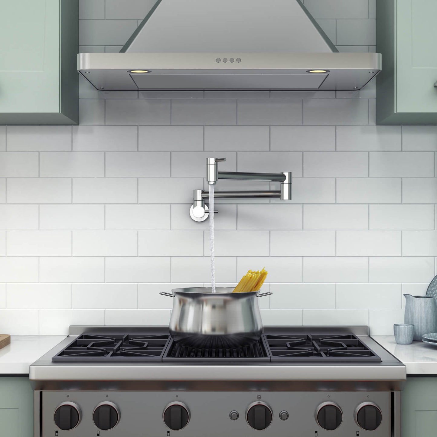 Aquavit brass pot filler PF1001
