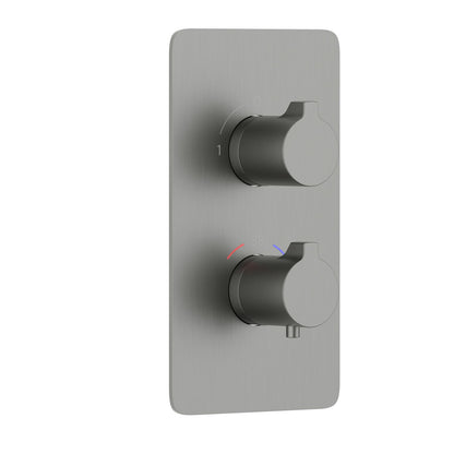 Thermostatic shower trim with function and temperature controls